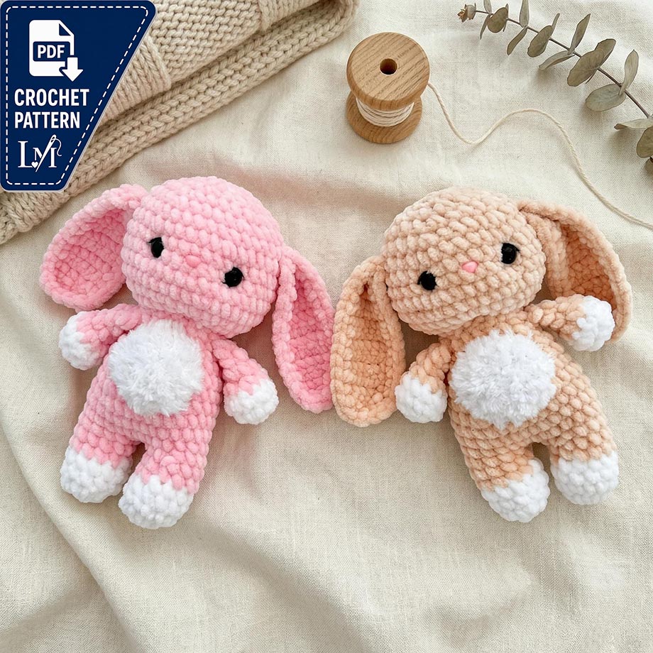 Baby Bunny Crochet Pattern Ideas for Soft Amigurumi Toys 7